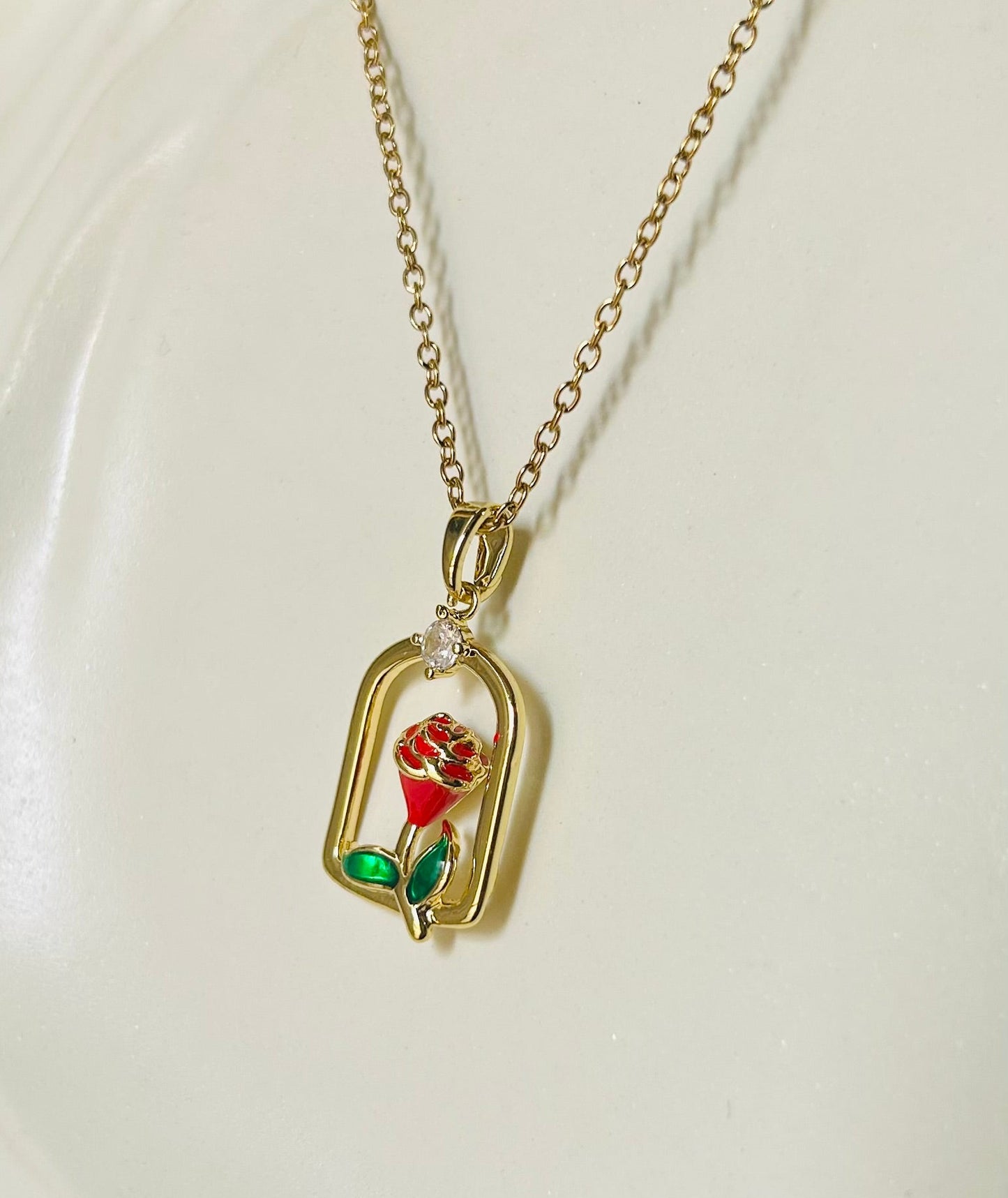 Hanging Rose Pendant