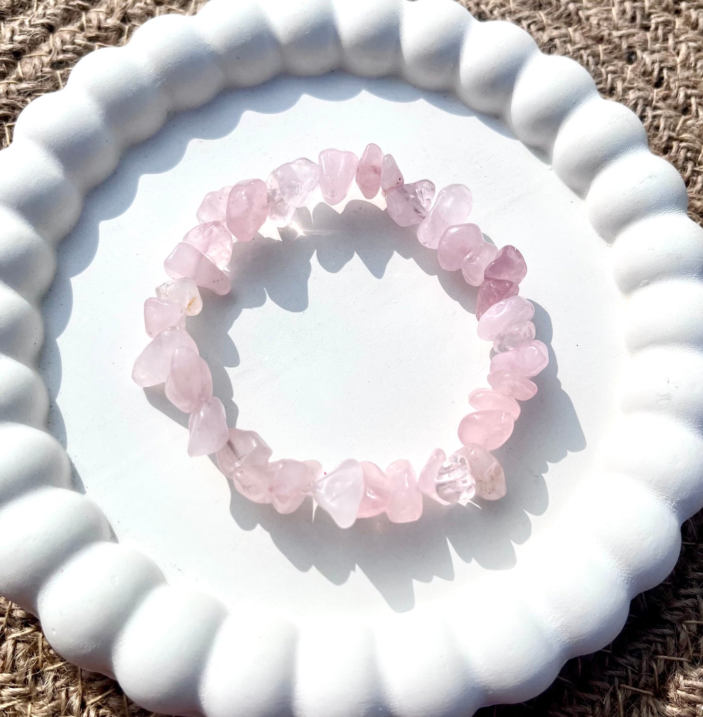 Stone Chips Bracelet (pink)