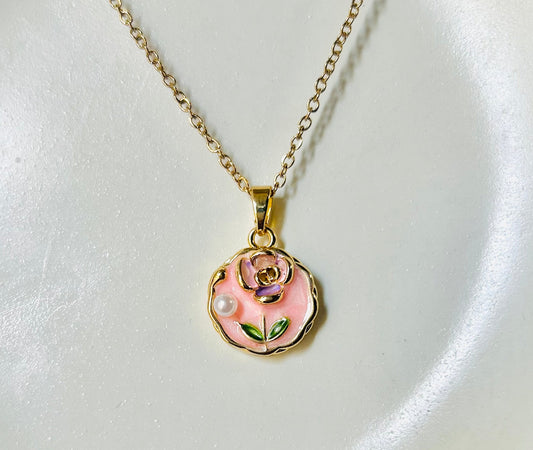 Pink Vintage Pendant