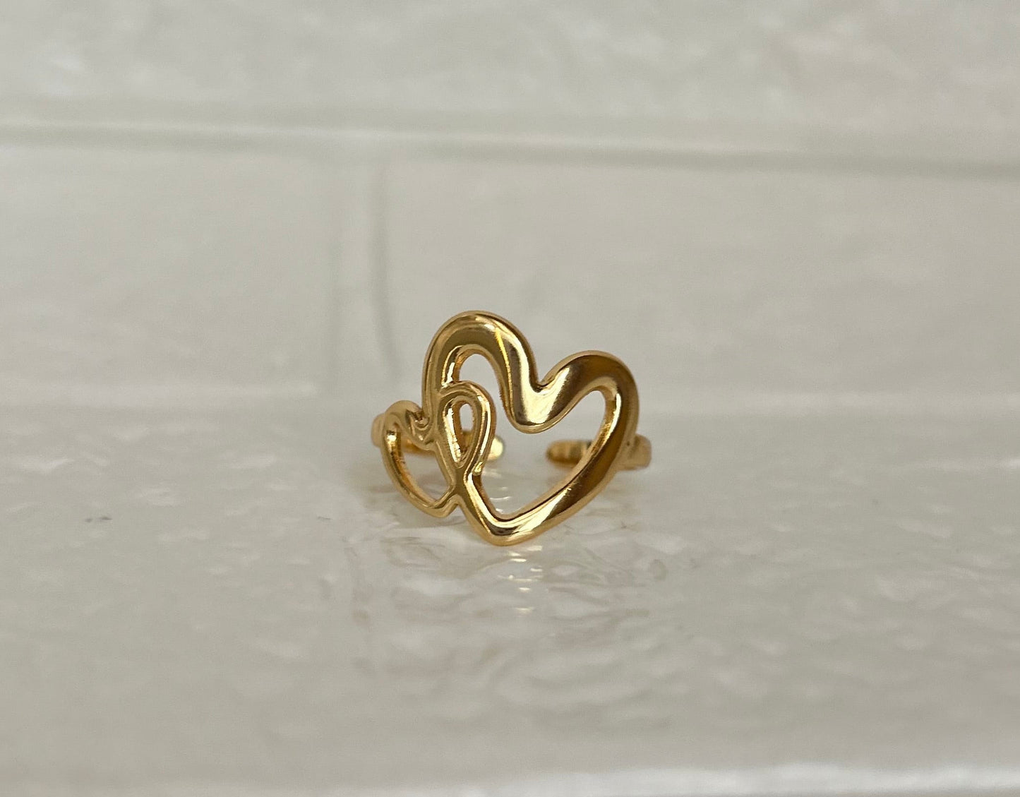 Two-Hearts Ring
