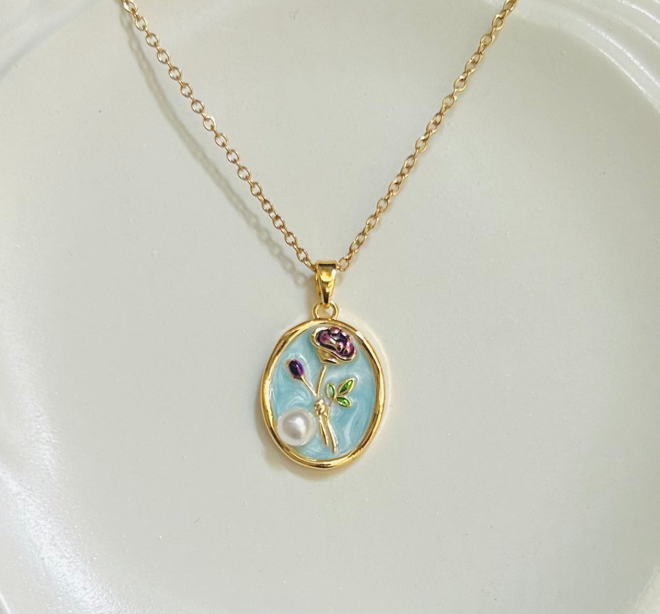Blue-Vintage Pendant