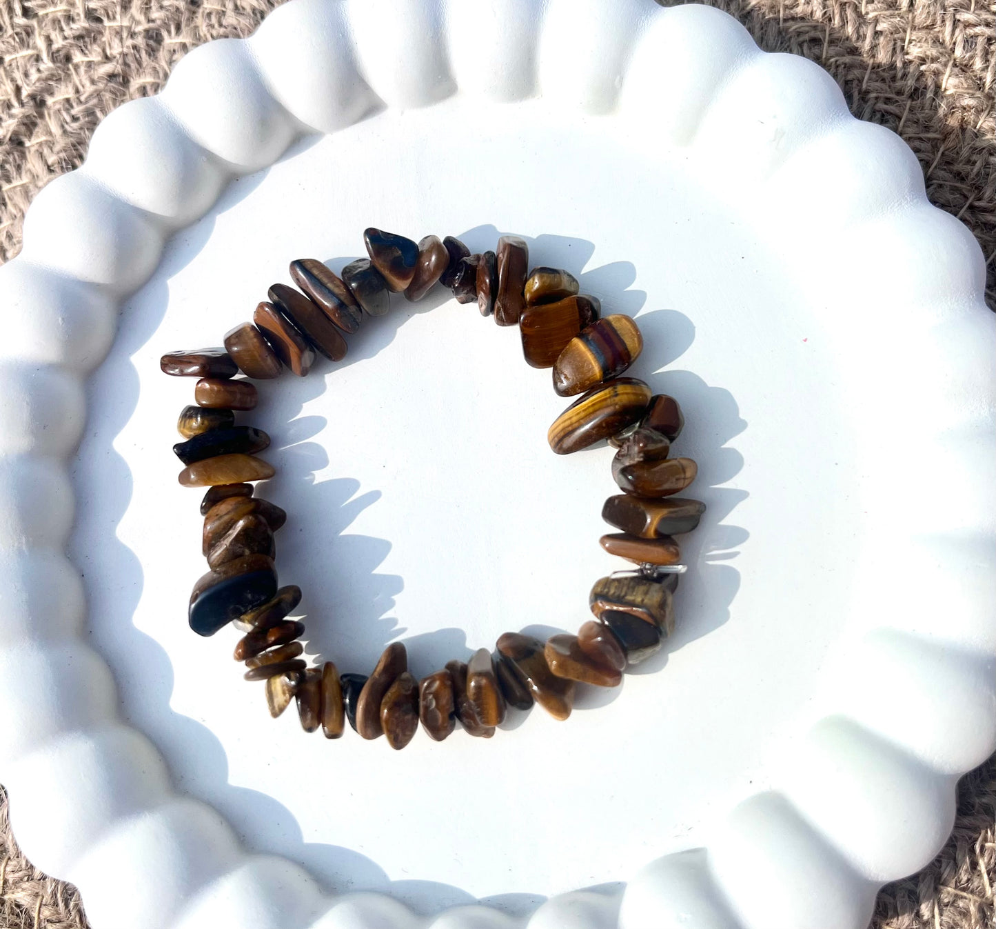 Stone Chips Bracelet (Brown)