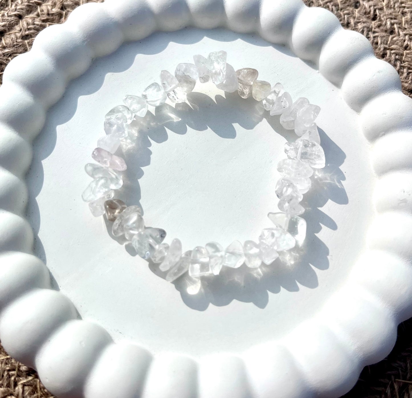 Stone Chips Bracelet (clear)
