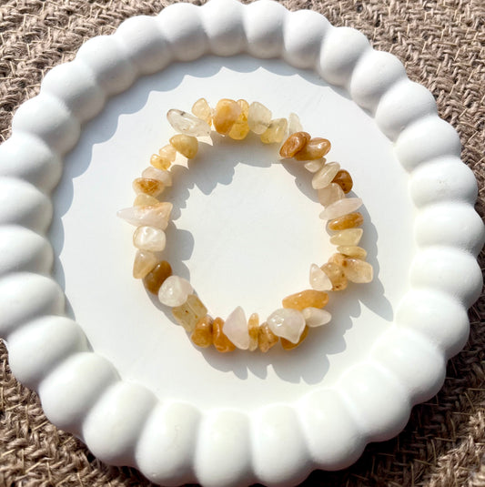 Stone Chips Bracelet (golden)