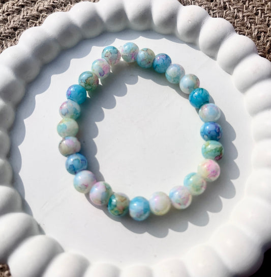 Marble Bracelet (Sea Blue Multicolour)